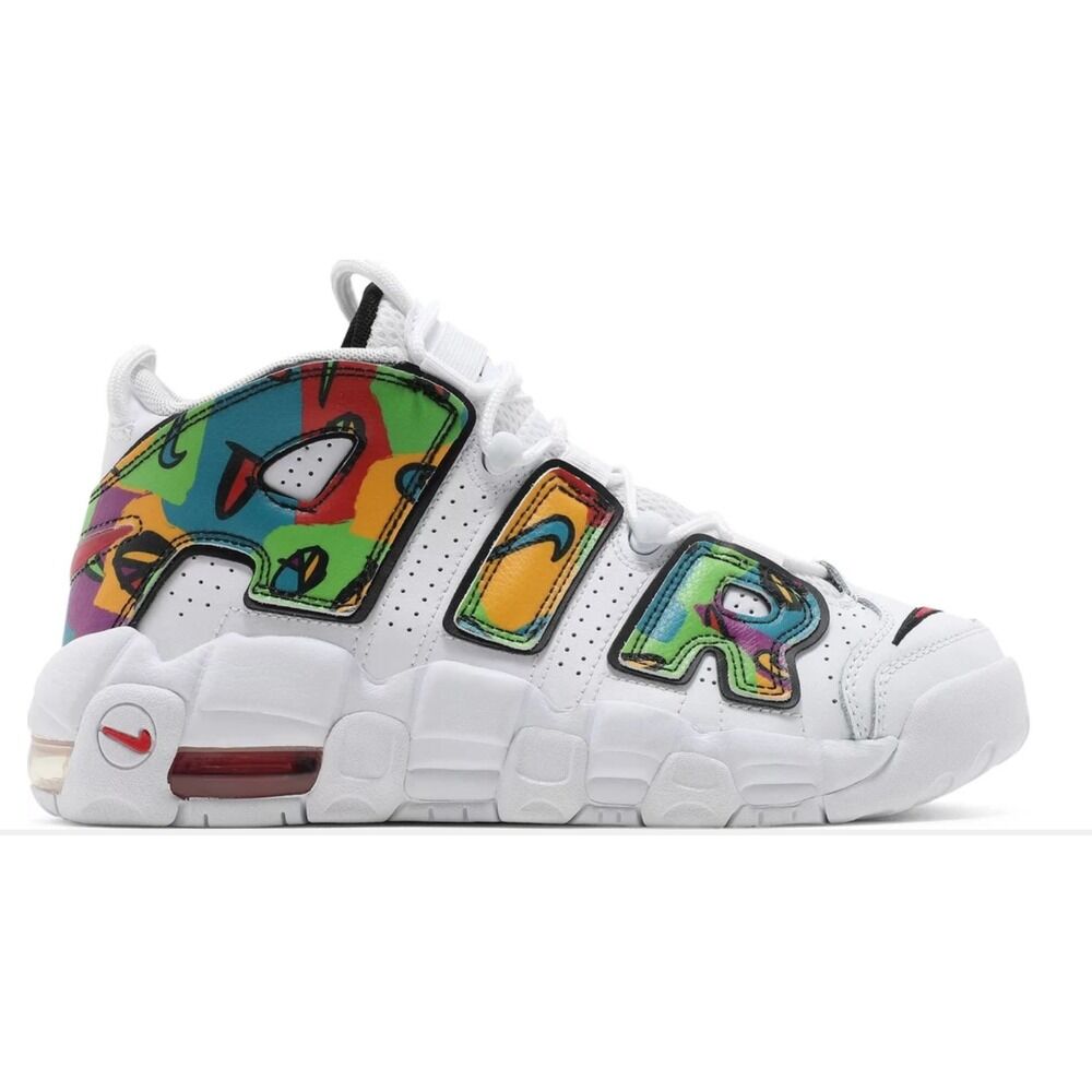 Nike Air More Uptempo Peace Love Swoosh Erkek Sneaker Spor Ayakkabı
