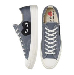 Converse X Comme Des Garçons Play Chuck 70 Unisex Gri Sneaker Unisex Spor Ayakkabı 171849C.057