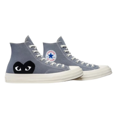 Converse X Comme Des Garçons Play Chuck 70 Unisex Gri Sneaker Unisex Spor Ayakkabı 171847C.057