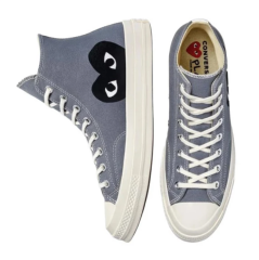 Converse X Comme Des Garçons Play Chuck 70 Unisex Gri Sneaker Unisex Spor Ayakkabı 171847C.057