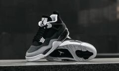 Nike Jordan 4 Retro Fear Pack Sneaker Spor Ayakkabı