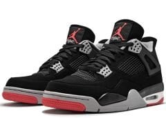 Nike Air Jordan 4 Retro OG GS 'Bred' 2019 Sneaker Spor Ayakkabı