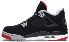 Nike Air Jordan 4 Retro OG GS 'Bred' 2019 Sneaker Spor Ayakkabı