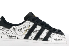 Adidas Superstar 'Label Collage' Unisex Günlük Spor Ayakkabı