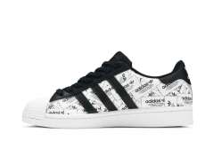 Adidas Superstar 'Label Collage' Unisex Günlük Spor Ayakkabı