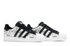 Adidas Superstar 'Label Collage' Unisex Günlük Spor Ayakkabı
