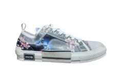 Dior B23 Low Top Logo Oblique Günlük Spor Ayakkabı