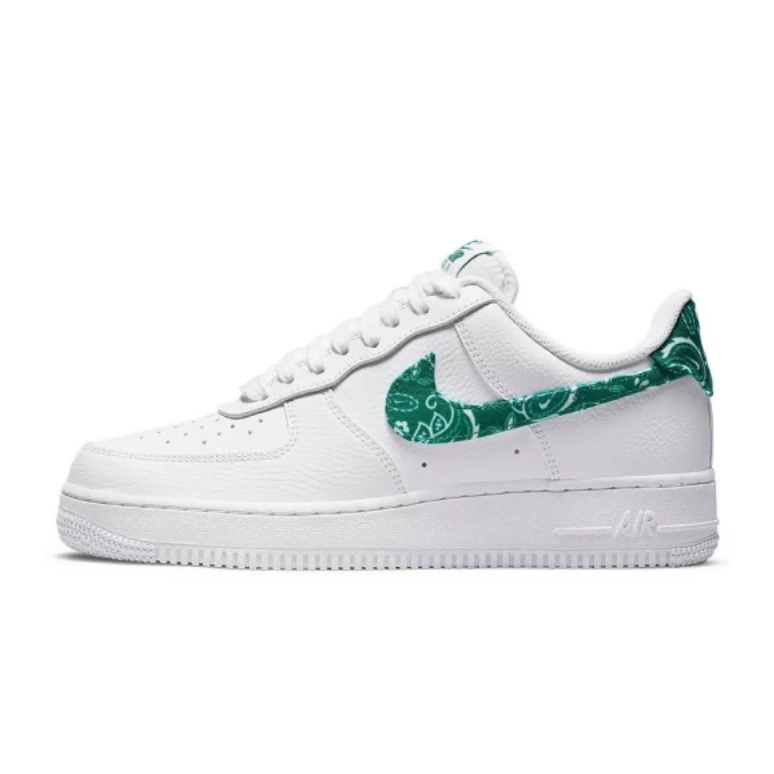 Nike Air Force 1 '07 -  Green Yeşil -  Desenli Günlük Sneaker Spor Ayakkabı