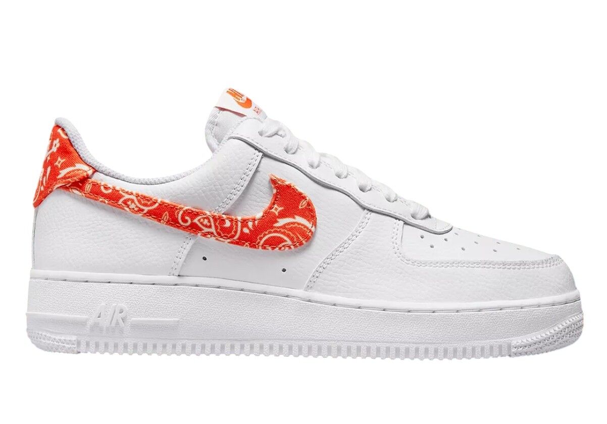 Nike Air Force 1 '07 Low  Orange Paisley Sneaker Günlük Spor Ayakkabı