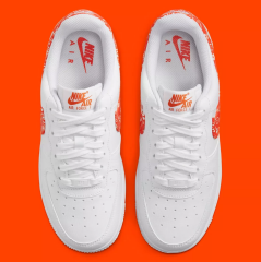 Nike Air Force 1 '07 Low  Orange Paisley Sneaker Günlük Spor Ayakkabı