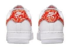 Nike Air Force 1 '07 Low  Orange Paisley Sneaker Günlük Spor Ayakkabı