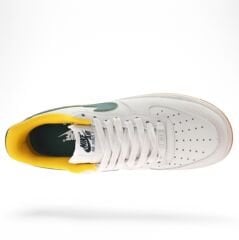 Nike Air Force 1 '07 Low Yellow White Sneaker Spor Ayakkabı